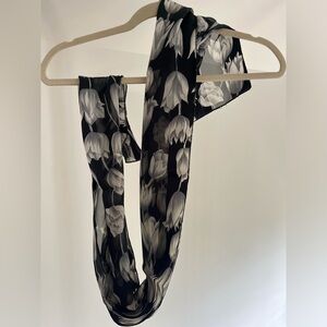 vintage floral scarf